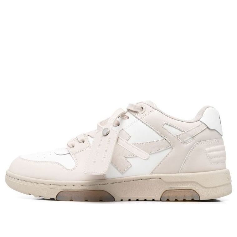 Off-White Out Of Office Low-Top Sneakers 'Beige White' OMIA189C99LEA0016101