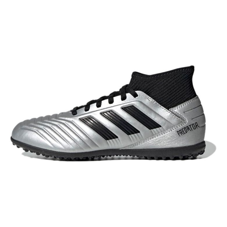 adidas Predator Tango 19.3 Turf Boots J Soccer Shoes Silver/Black G25802