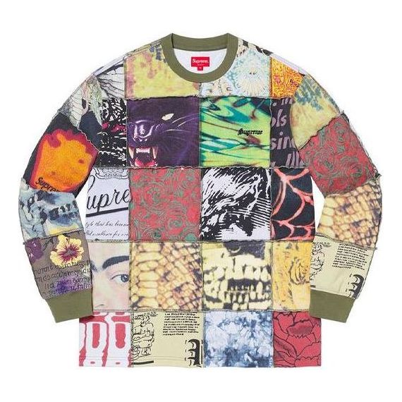 Supreme Mosaic Patchwork L/S Top 'Multi-Color' SUP-SS21-428
