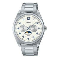 CASIO Analog 'Silver Ivory' MTP-M300D-7AV