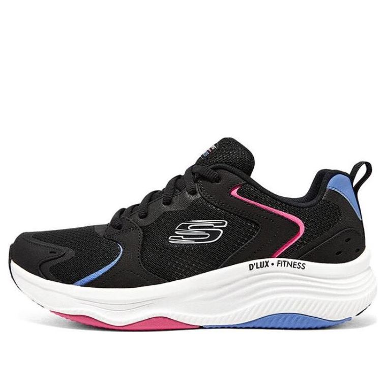 (WMNS) Skechers D'lux Fitness 'Black Pink' 149847-BKMT