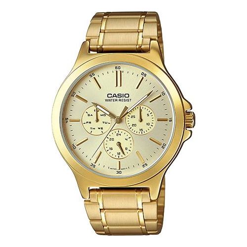 CASIO DRESS Series Waterproof Quartz Gold Analog LTP-V300G-9A