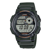 CASIO Sports Quartz Waterproof Shockproof Mens Dark Green Digital AE-1000W-3AV