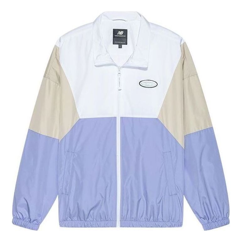 New Balance Sport Woven Jacket Asia Sizing 'White Purple Beige' 5AC17123-DV