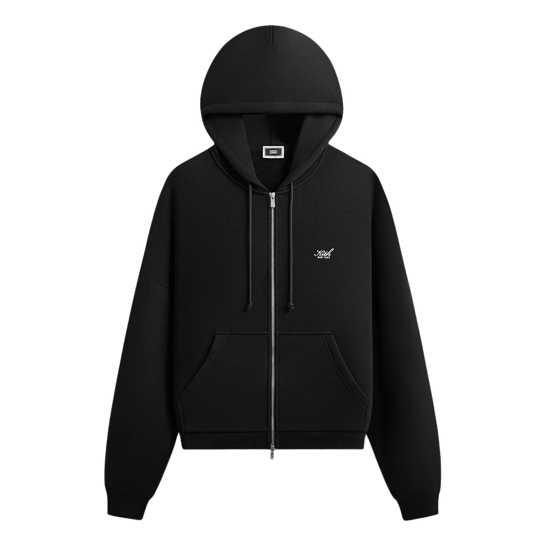 KITH Braxton Full Zip Hoodie 'Black' KHM034521-001