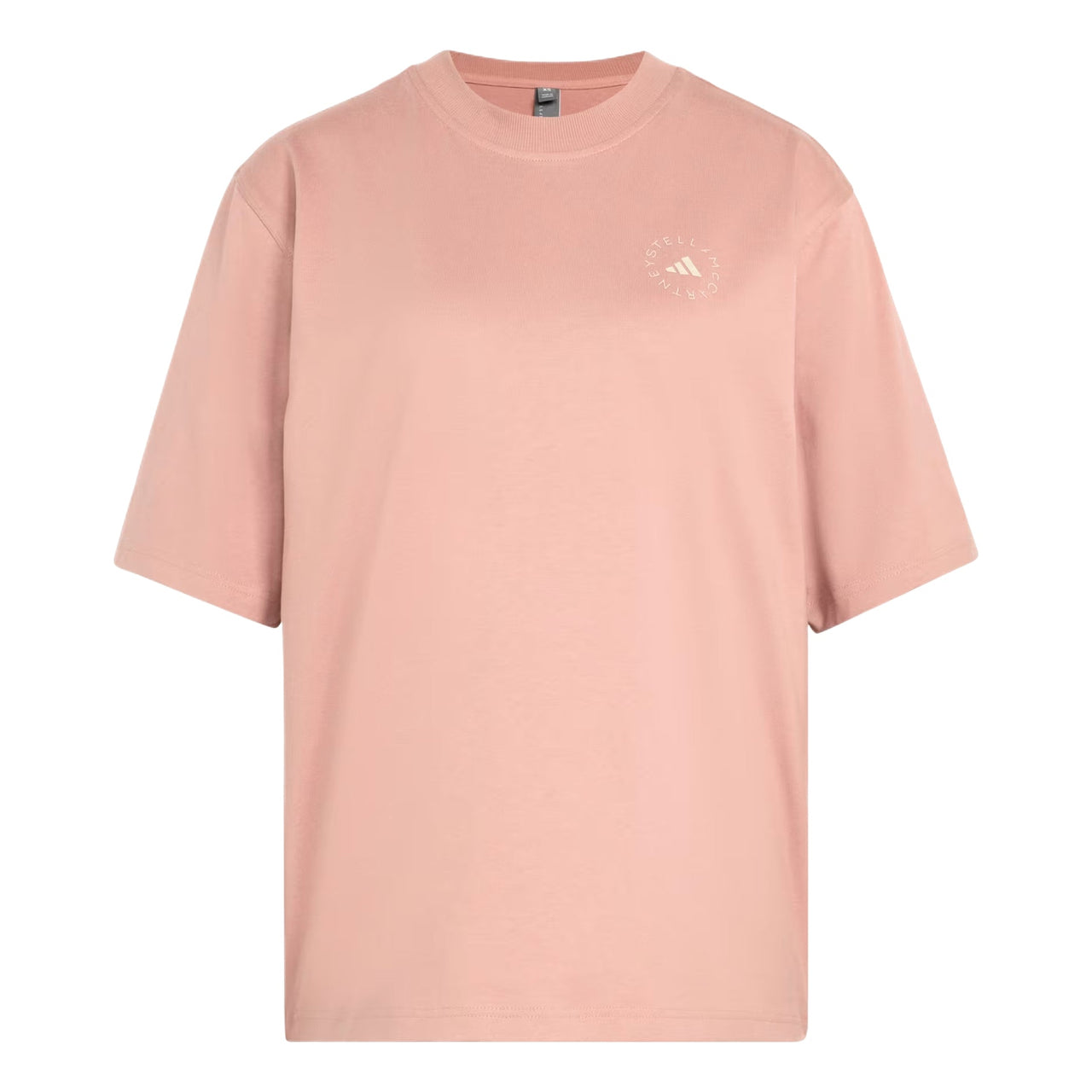(WMNS) adidas x Stella McCartney Loose T-Shirt Asia Sizing 'Brown Mauve' JZ0696