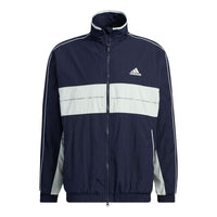 adidas Oversized Fit Woven Jackets 'Navy White' IA9428