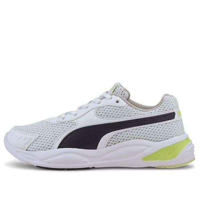 PUMA 90s Runner Mesh Jr 'White Black Yellow' 372926-07