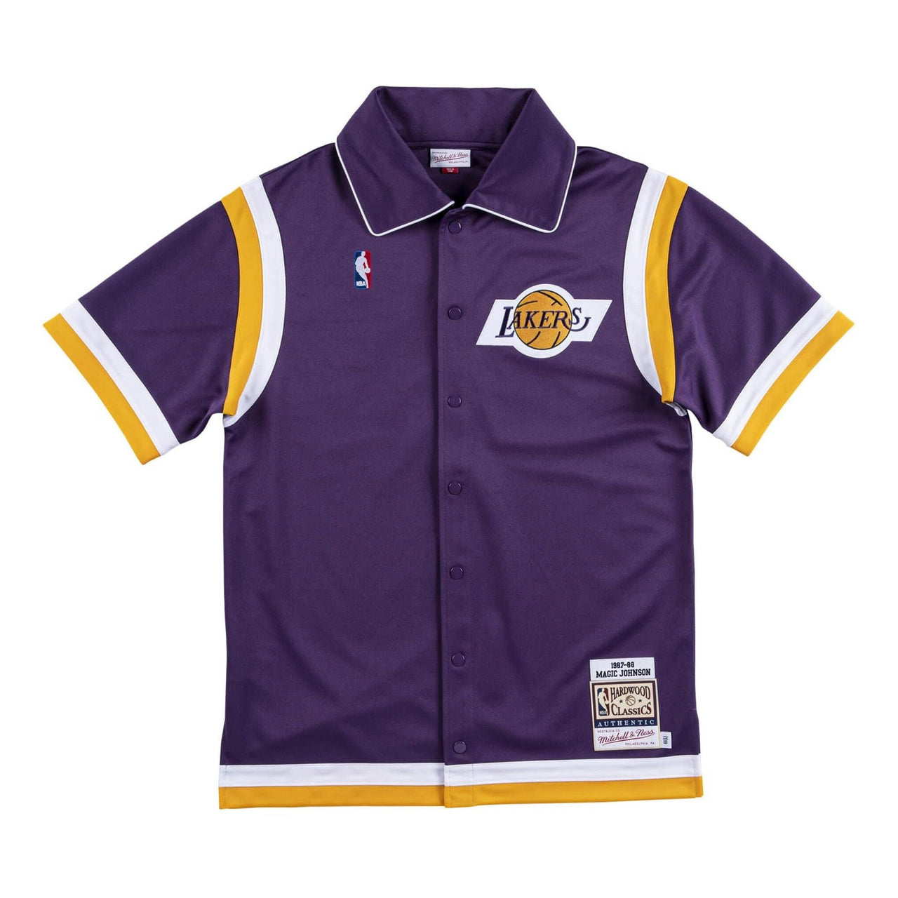 Mitchell & Ness x NBA Los Angeles Lakers 1987-88 Shooting Shirt 'Magic Johnson' ASSHCP19056-LALDKPR87EJH