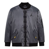 (GS) Air JordanPoly Padded Bomber Jacket 'Dark Grey' JD2242015GS-002