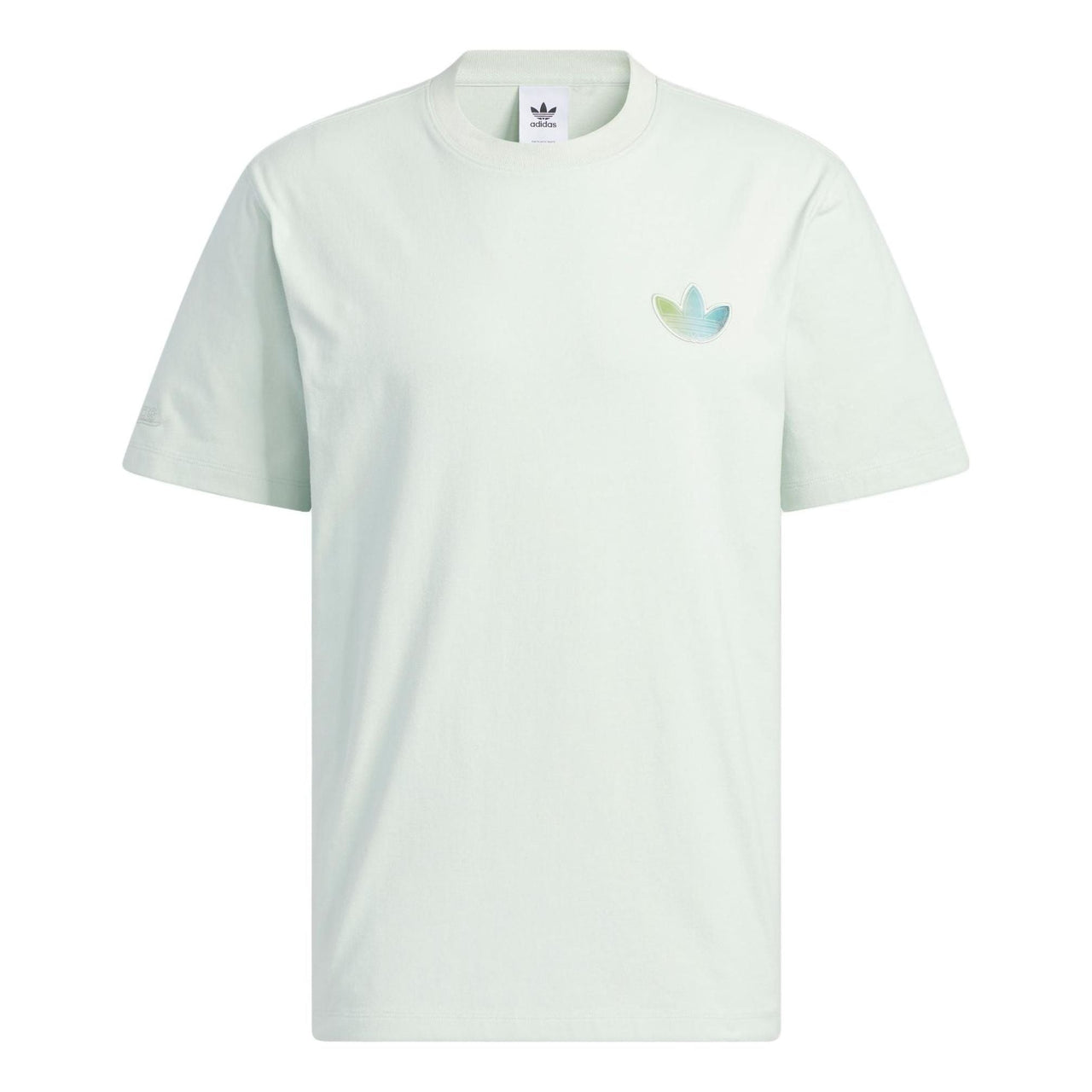 adidas Short Sleeve Classic Graphic T-shirt Asia Sizing 'Linen Green' IK8682