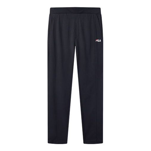 FILA Knit Breathable Straight Loose Sports Pants Blue F11M028605F-NV