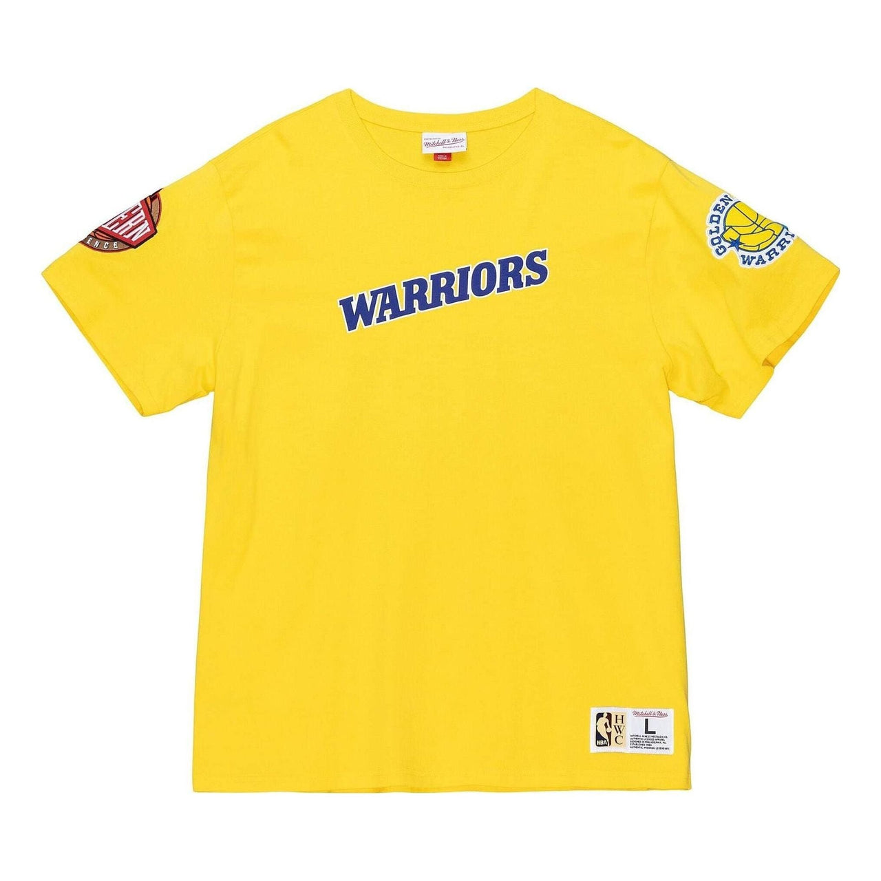 Mitchell & Ness x NBA T-shirt 'Golden State Warriors' TCRW4852-GSWYYPPPGOLD