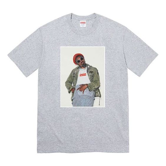 Supreme FW22 Week1 Andr 3000 Tee T SUP-FW22-328-GRAY