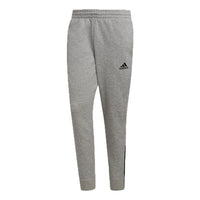 Men's adidas Dk Pt Logo Casual Running Breathable Sports Pants/Trousers/Joggers Gray H12212