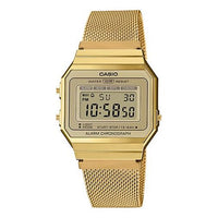 CASIO Waterproof Quartz Unisex Mens Gold Digital A700WMG-9A
