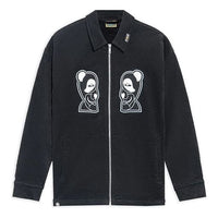 Li-Ning BADFIVE Pattern Loose Jacket 'Black White' AFDRA33-1