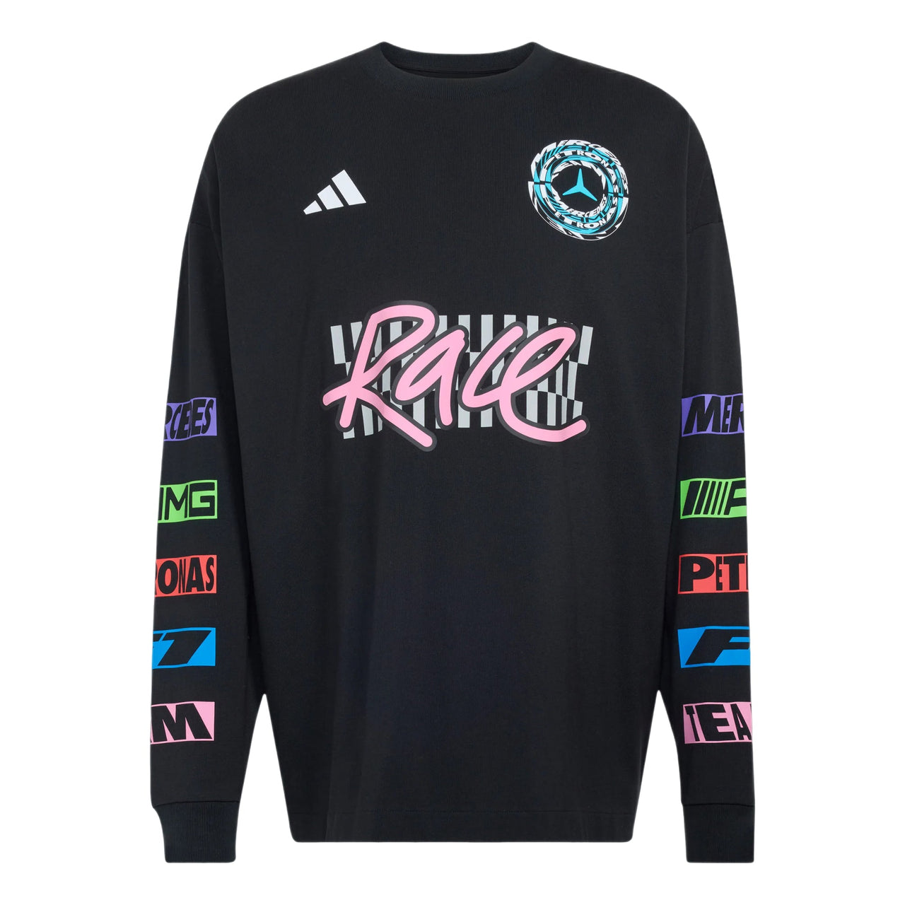 adidas x Mercedes - AMG Petronas Formula 1 Team Light On T-Shirt 'Black' KR9698