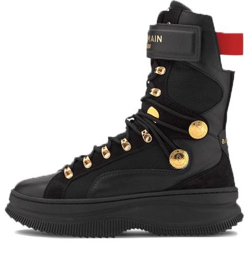 (WMNS) Balmain x PUMA Deva Crossover Black Red 372178-01