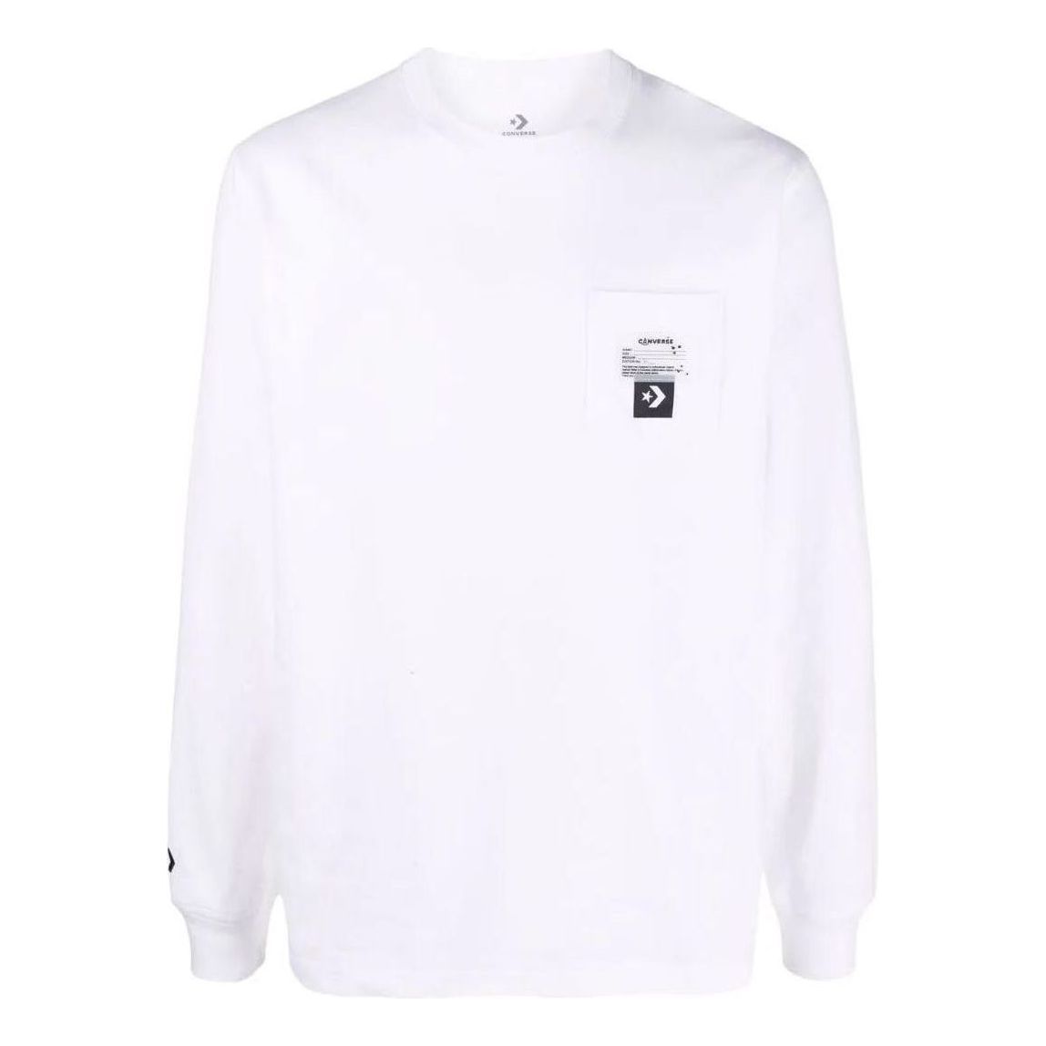 Converse x Josh Vides Long Sleeve Pocket Tee 'White' 10023693-A01