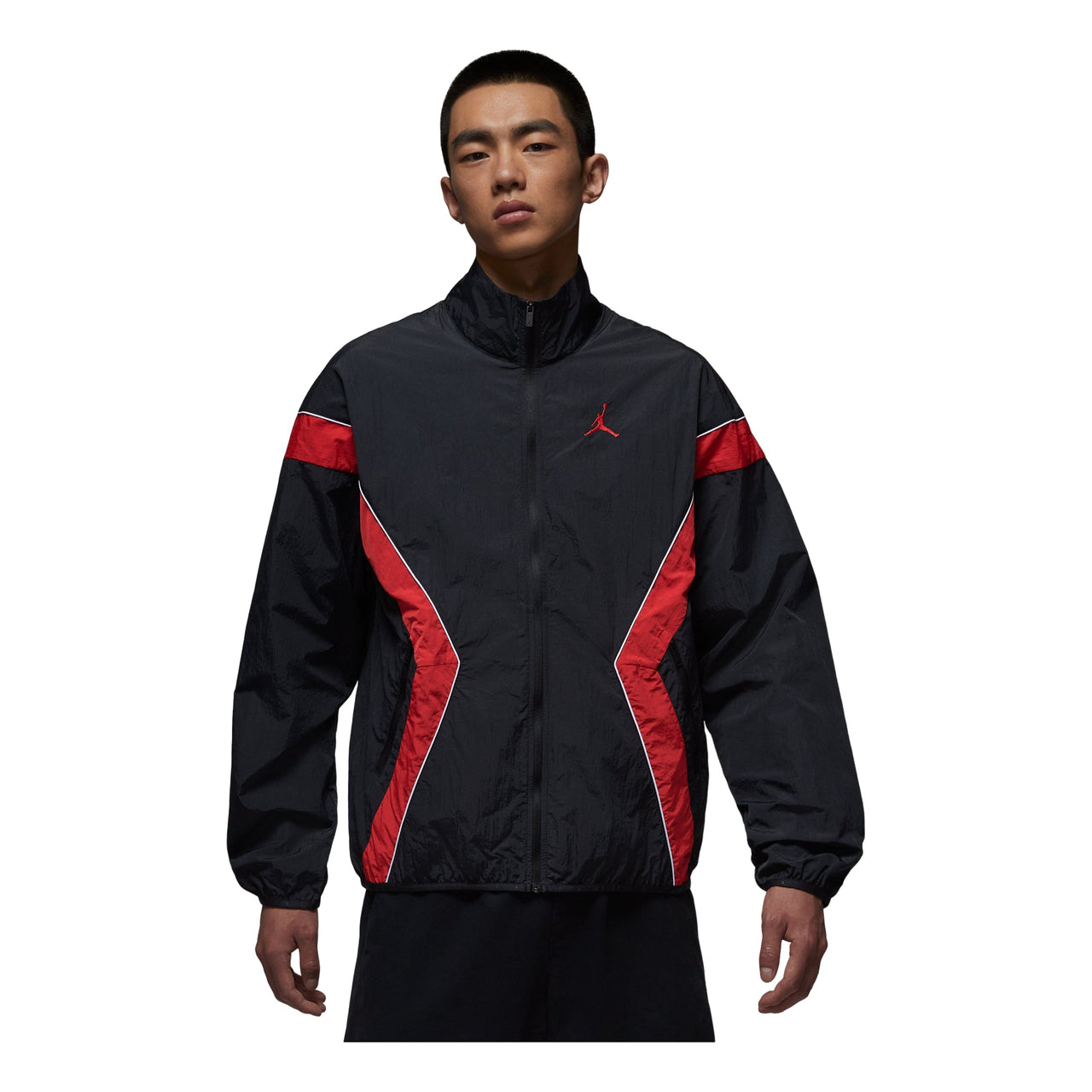 Air Jordan Brooklyn Draft Jacket 'Black Gym Red' IH2825-010