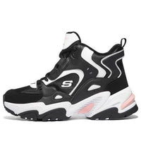 (WMNS) Skechers Stamina V2 'Black White' 167270-BKW