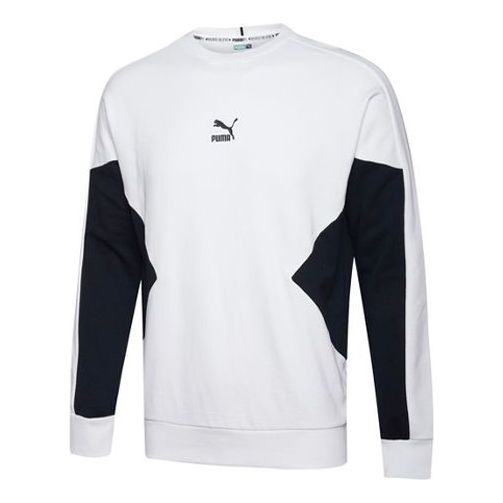 PUMA Tailored For Sport Sweatshirts 'White Black' 597328-02
