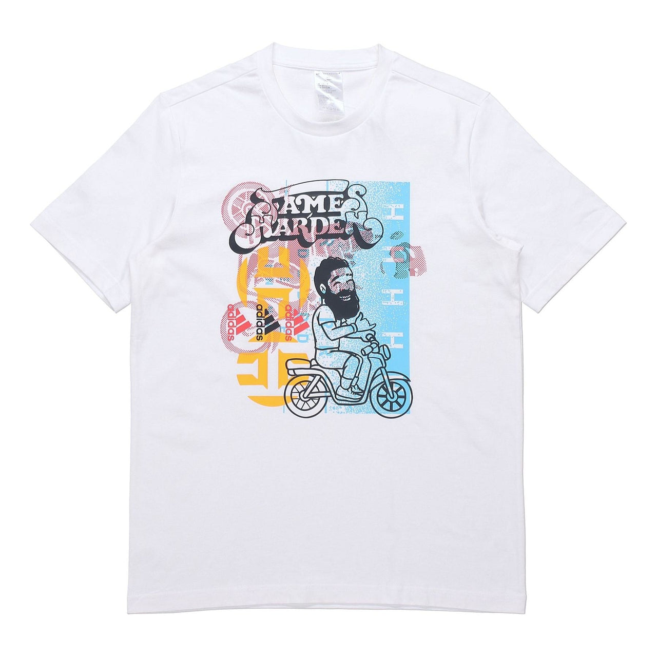adidas Hdn Avatar Sc Basketball Athleisure Casual Sports Short Sleeve White GP3431