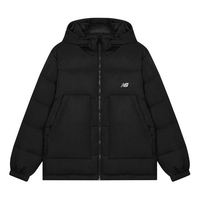New Balance Casual Puffer Jacket Asia Sizing 'Black' AMJ33328-BK