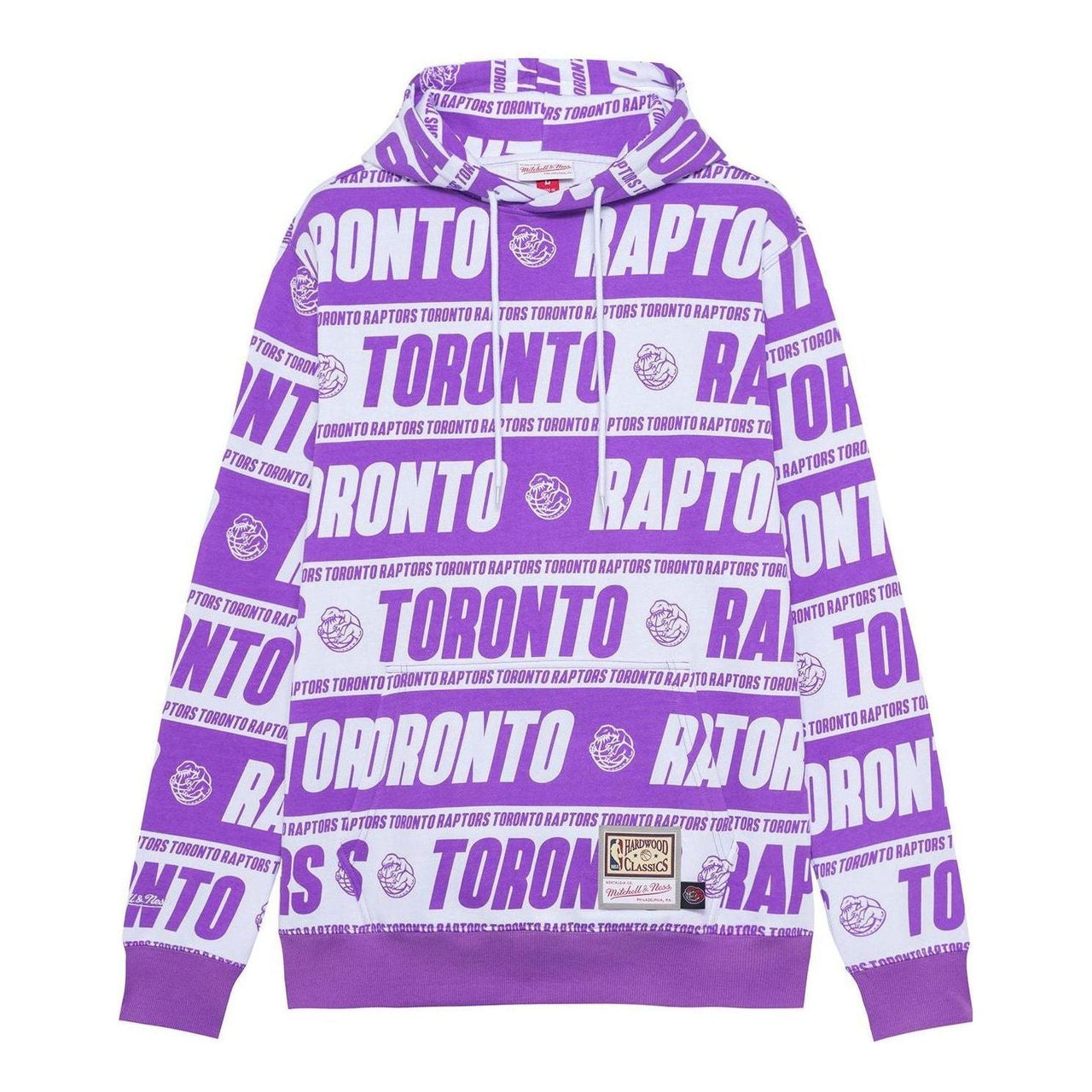 Mitchell & Ness x NBA Toronto Raptors All Over Print Hoodie 'Purple White' FPHD4779-TRAYYPPPPURP