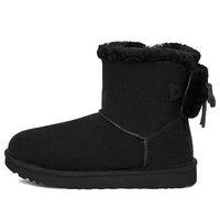 (WMNS) UGG Classic Double Bow Mini 'Black' 1127130-BLK