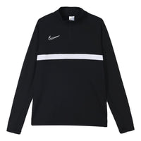 Nike Academy Half Zip Training Long Sleeves T-Shirt 'Black' CW6111-010