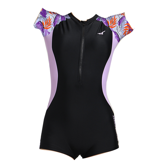 (WMNS) Mizuno One Piece Swimsuit 'Black' N2CA1315
