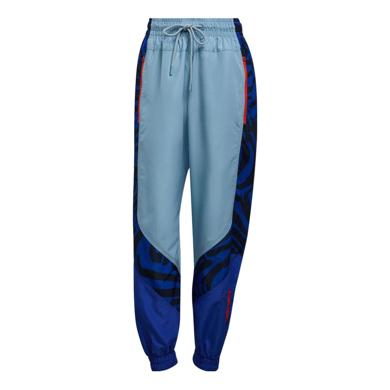 (WMNS) adidas by Stella McCartney Printed Woven Track Pants 'Blue' HA8969