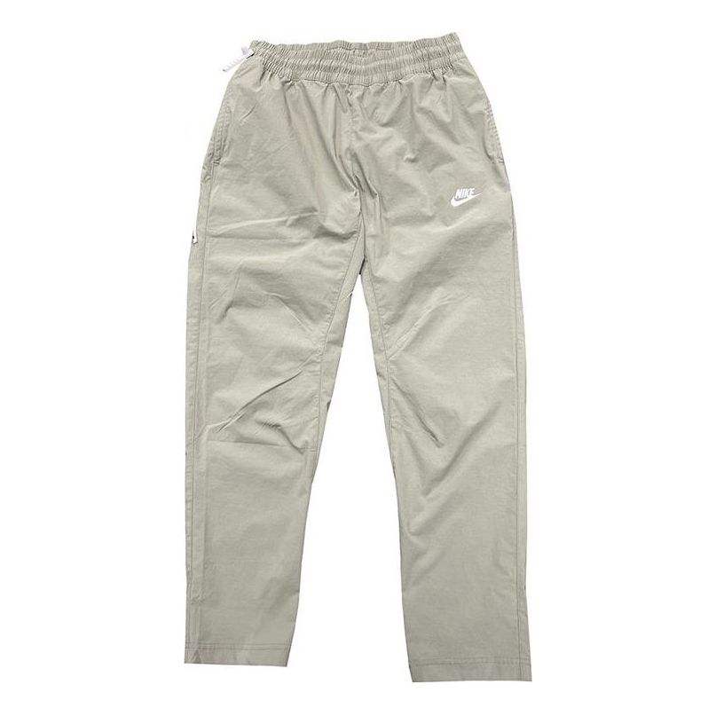 Men's Nike Solid Color Logo Straight-Leg Casual Pants/Trousers Autumn Light Brown DN4447-320