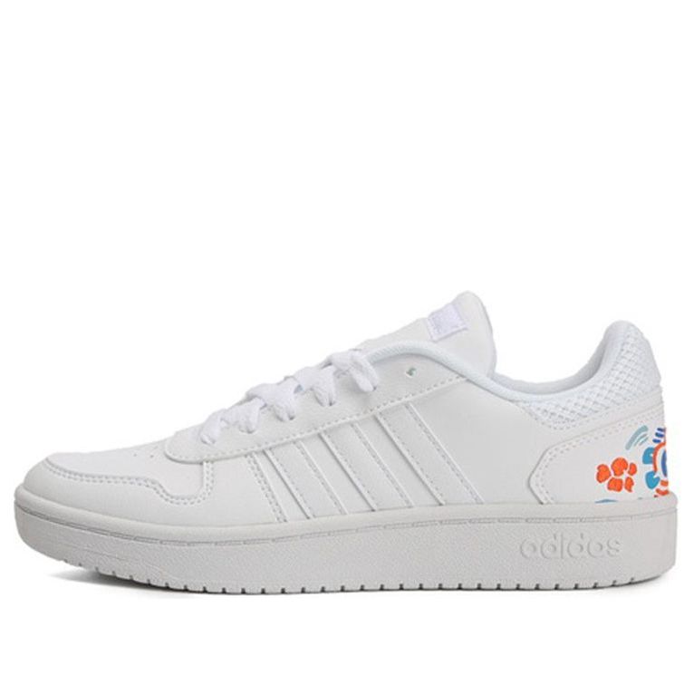 (WMNS) adidas Hoops 2.0 Embroidered 'White' EE5823