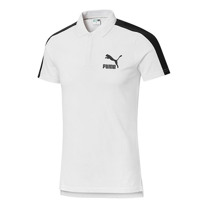 PUMA Iconic T7 Polo Shirt 'White' 530015-02