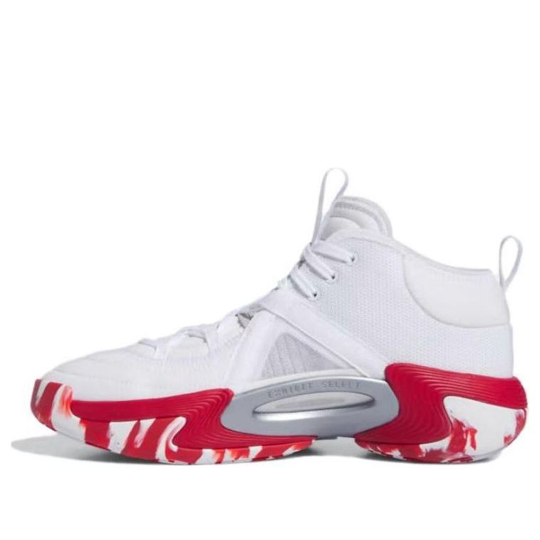 (WMNS) adidas Exhibit Select Mid 'White Team Power Red' IE9327