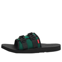 THE NORTH FACE x Supreme Trekking Base Camp Strap Slides 'Black Green' NF0A7W6N-NL1