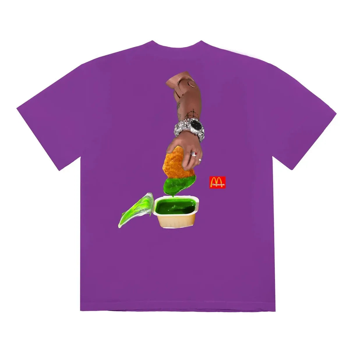 Travis Scott Cactus Jack x Mcdonald T-Shirt 'Purple' TS-XMCSITPP