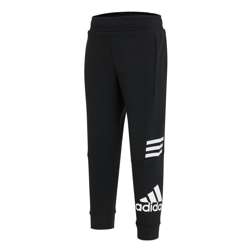 (GS) adidas Badge of Sport Jogger Pants Asia Sizing 'Black White' H40256