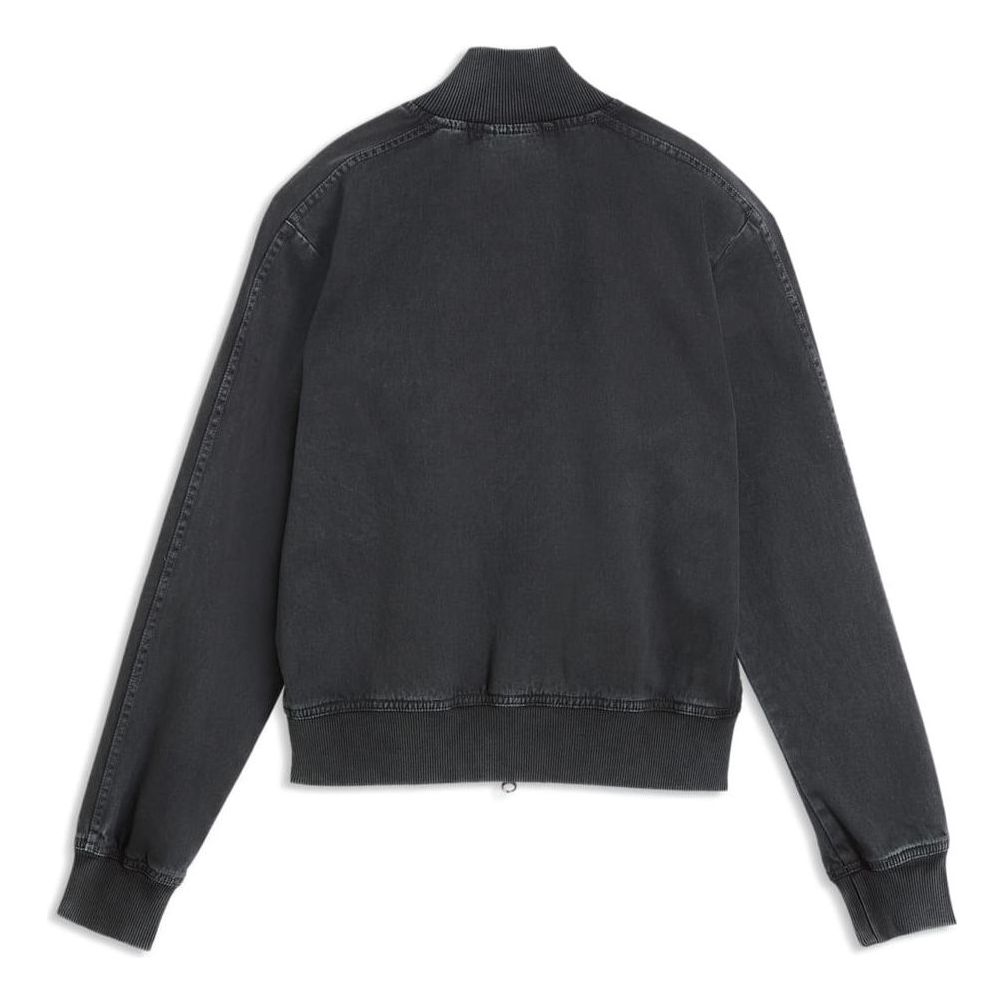 (WMNS) PUMA FUTURE.PUMA.ARCHIVE Washed Twill Short Jacket 'PUMA Black' 636681-01