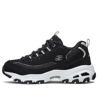 (WMNS) Skechers D Lites 1.0 Low-Top Running Shoes Black 66666125-BLK