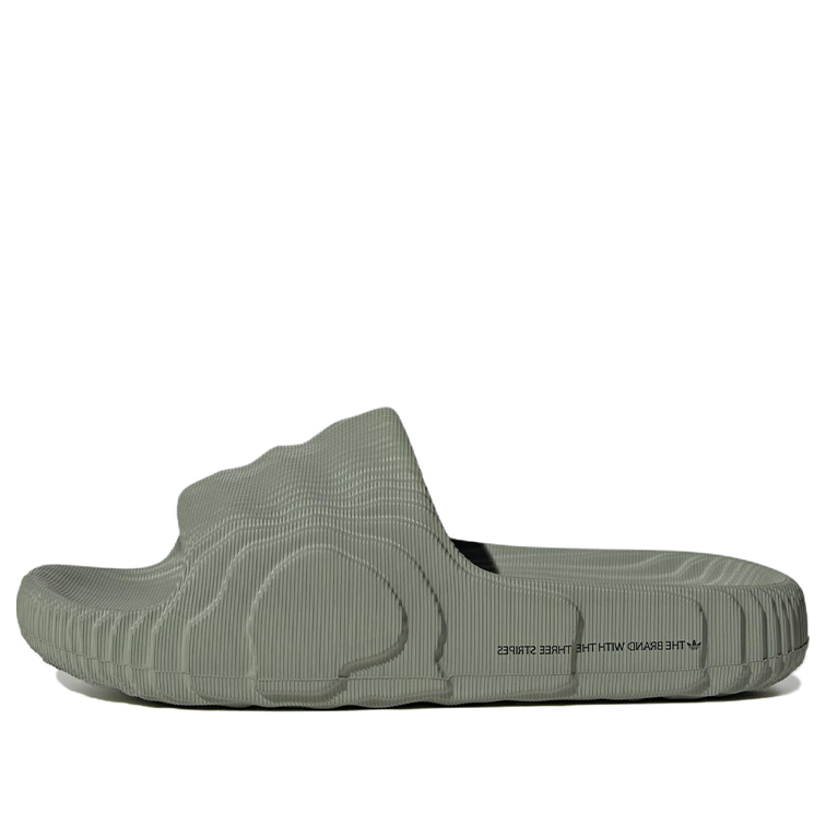 (WMNS) adidas Adilette 22 Slides 'Silver Green Core Black' IG8264