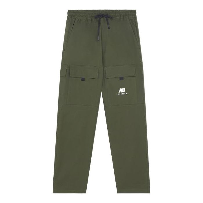 New Balance Casual Cargo Pants Asia Sizing 'Olive Green' AMP13396-ECL