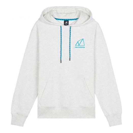 New Balance Logo Relaxed Hoodie 'Grey Beige' AMT11581-SAH