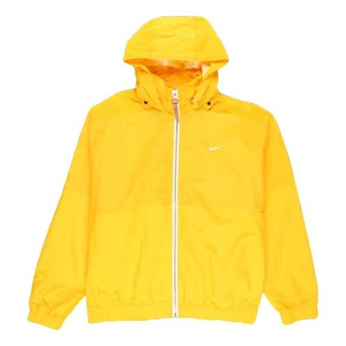 Men's Nike Stay Warm Jacket Tops Retro Casual Sports Yellow CT4585-731