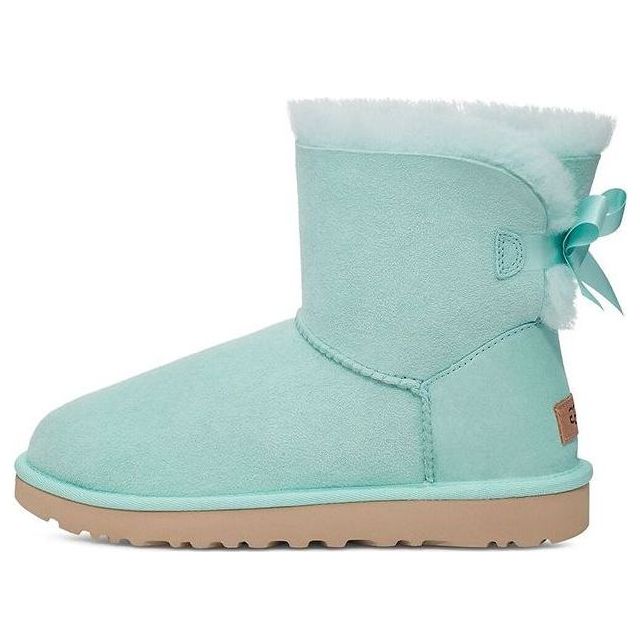 (WMNS) UGG Mini Bailey Bow II Boot 'Sky Blue' 1016501-SKY
