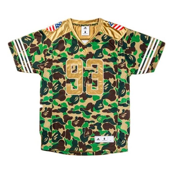 A Bathing Ape x adidas ABC Football Jersey Short-sleeved MENS MULTI 1F23-109-952