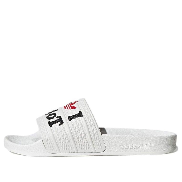 (WMNS) adidas originals Adilette 'White Black' H67741